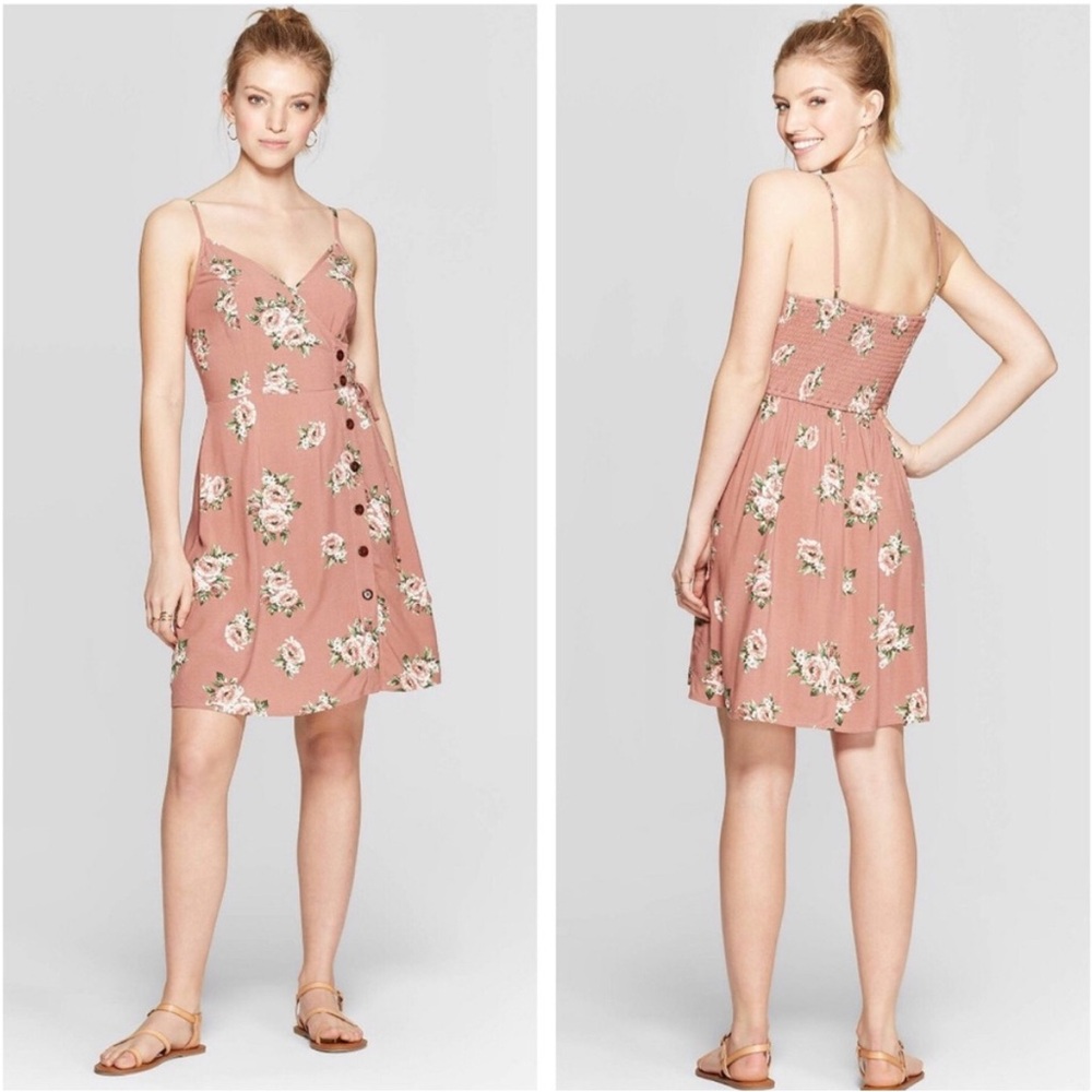 Floral Mauve RosePink Sundress